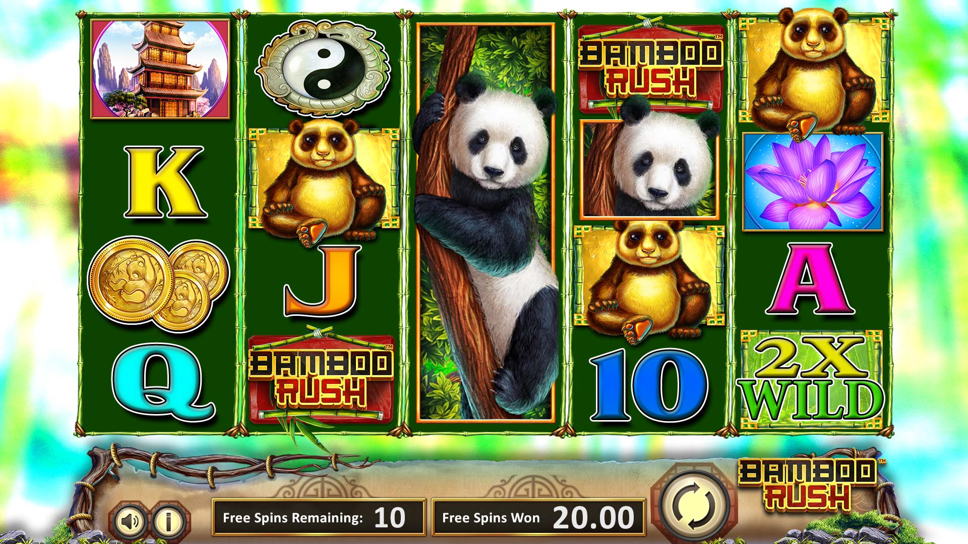 BetSoft Bamboo Rush Screenshot