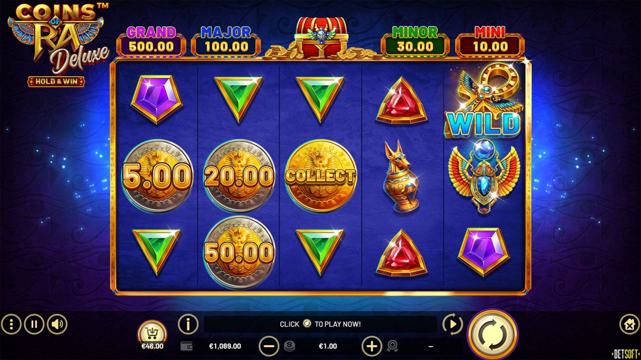 BetSoft Coins of Ra Deluxe Screenshot