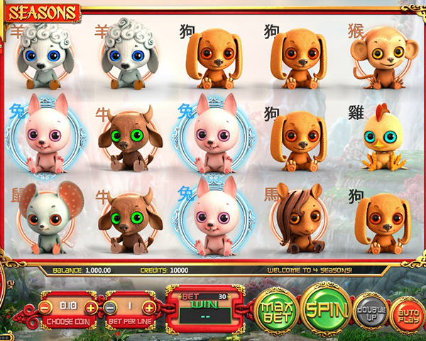 BetSoft Four Seasons Screenshot