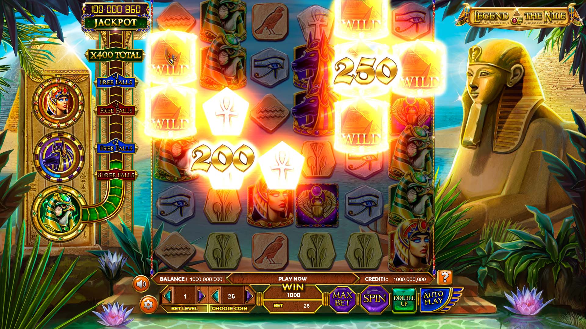 BetSoft Legend of the Nile Screenshot