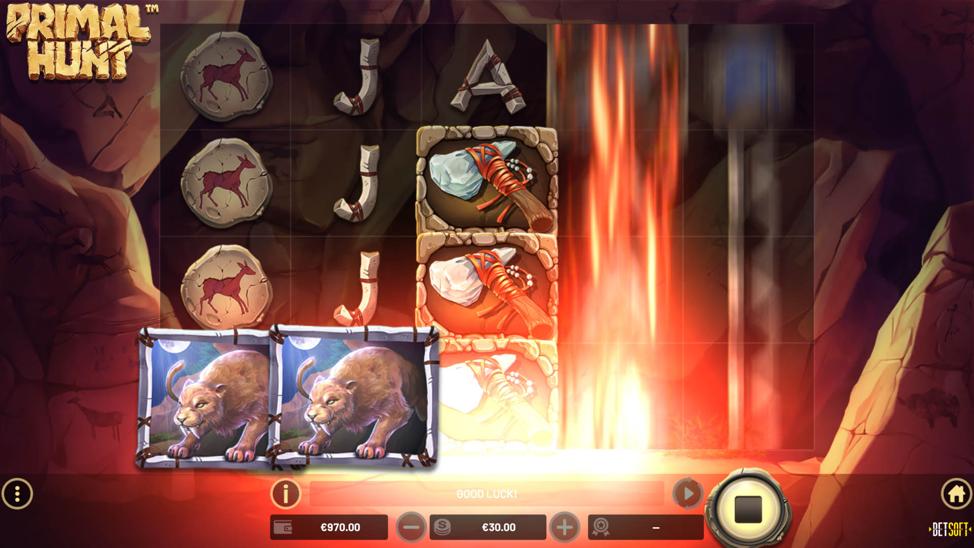 BetSoft Primal Hunt Screenshot