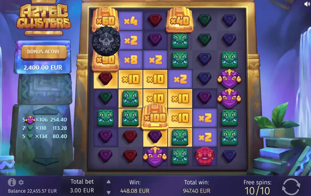 BG Aztec Clusters Screenshot