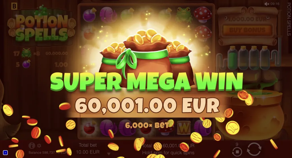 BG Potion Spells Screenshot