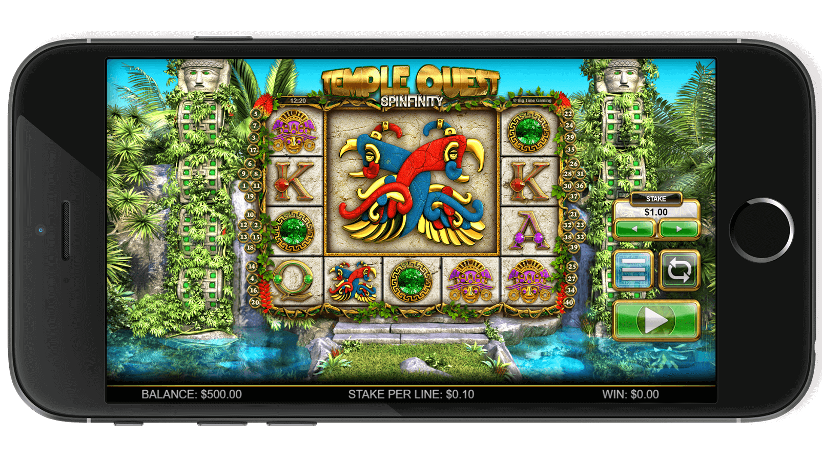 Temple Quest Spinfinity Screenshot