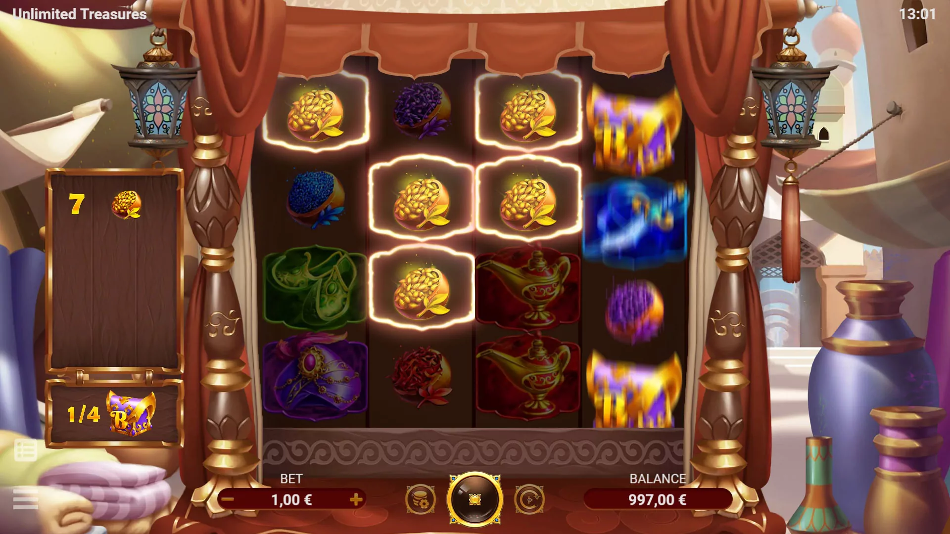 EVO Unlimited Treasures Screenshot