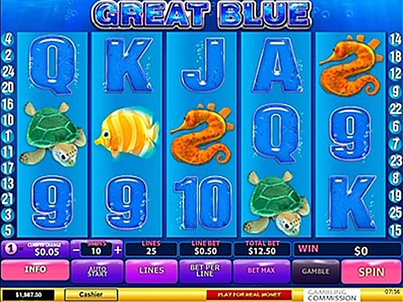 Great Blue Screenshot