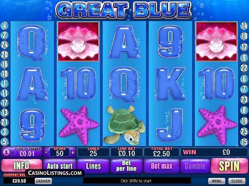 Great Blue Screenshot