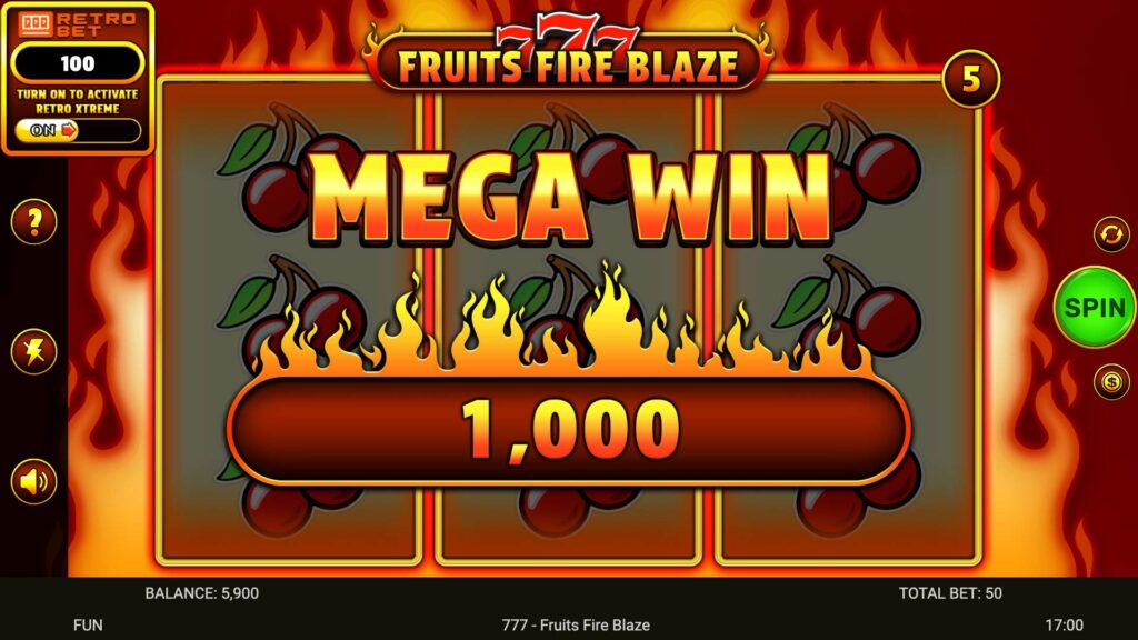 SP 777 Fruits Fire Blaze Screenshot