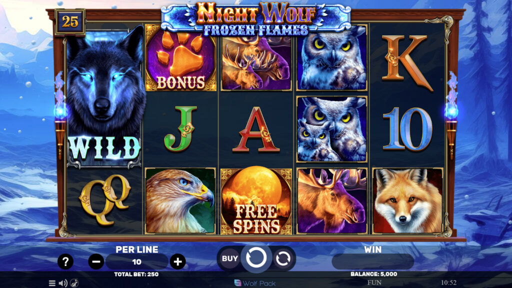 SP Night Wolf Frozen Flame Screenshot