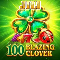 100 Blazing Clover slot game featured on Fortune Tiger Jackpot.