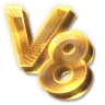 V8 Poker Logo at Fortune Tiger Jackpot